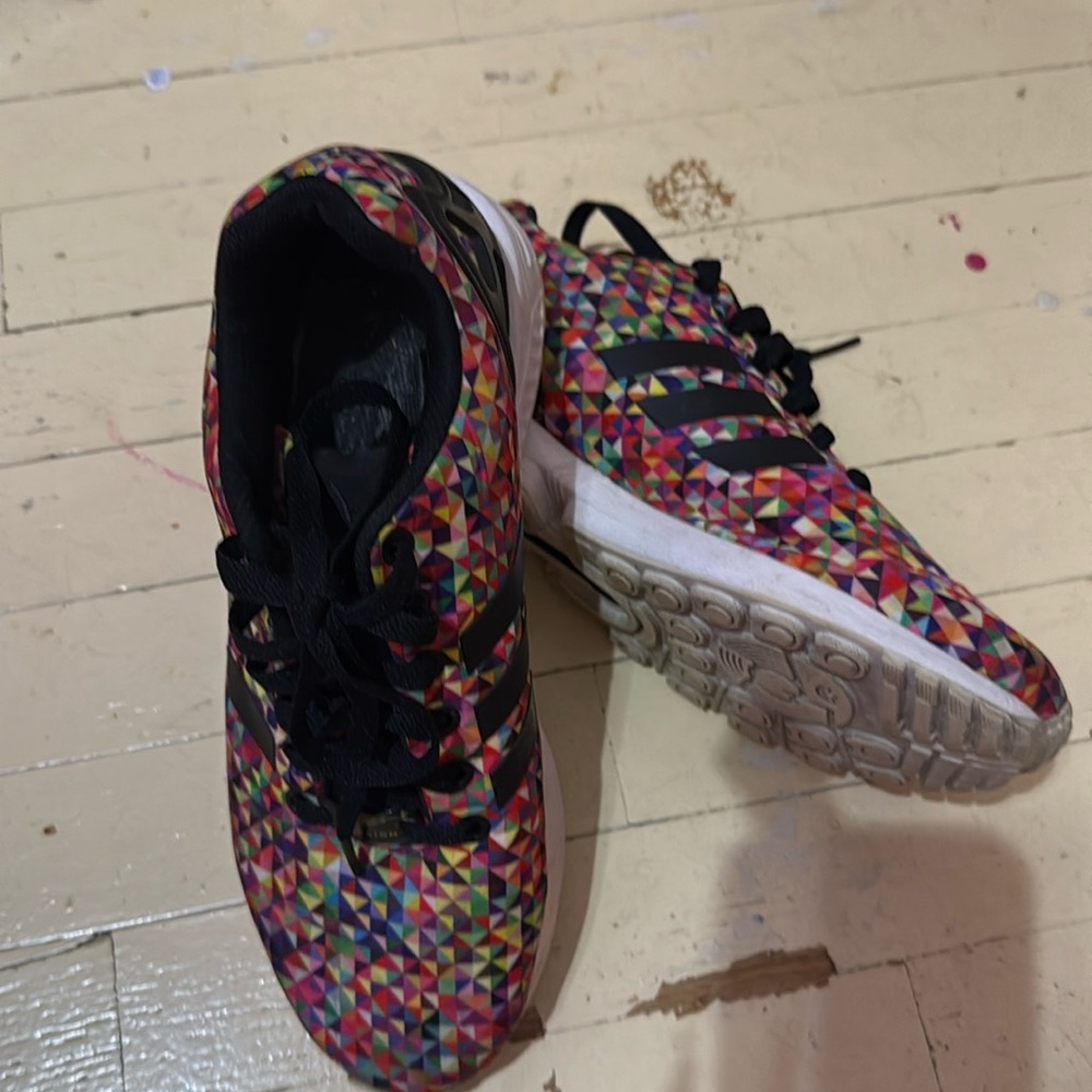 Adidas Red and Pink Sneakers with Eye-Catching Design - Picture 6 of 6